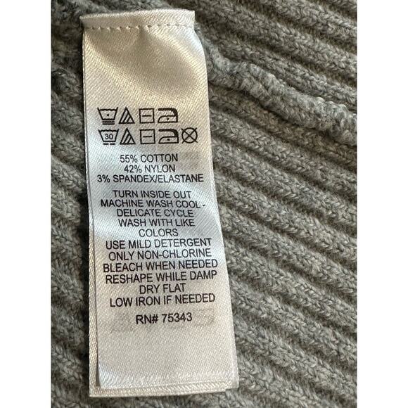 William Rast | Medium | Long Open Front Cardigan Gray‎ Camo draped camouflage - Picture 6 of 6